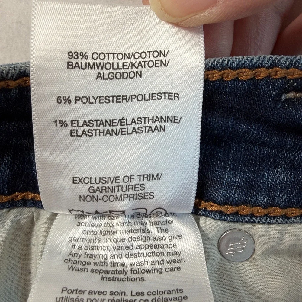 Silver Jeans Mens Gordie Straight Leg Stretch Jeans‎ 30x30 Medium Wash Denim
